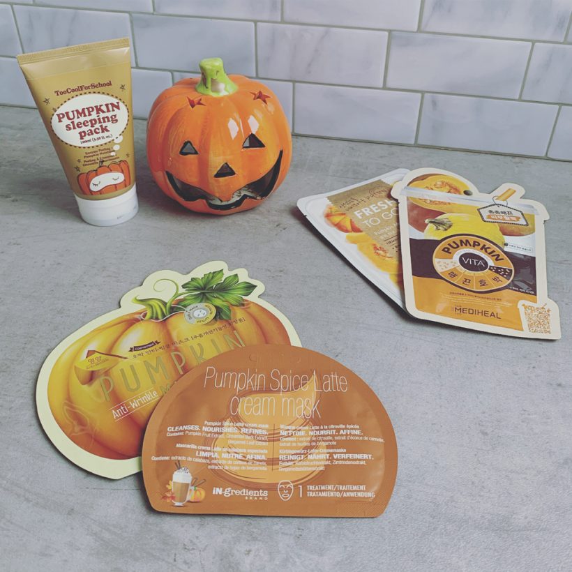 Pumpkin-based beauty products