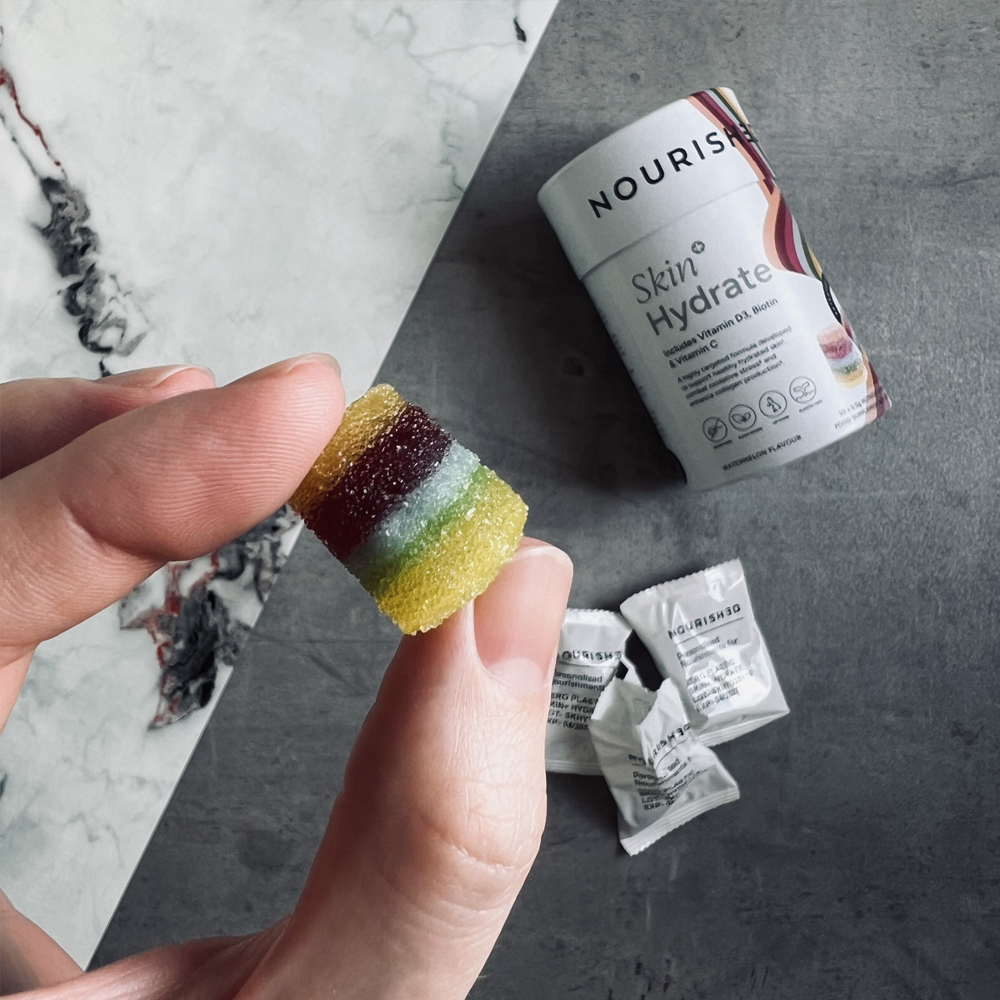 Nourished Gummies for Hair, Skin, and Gut Health