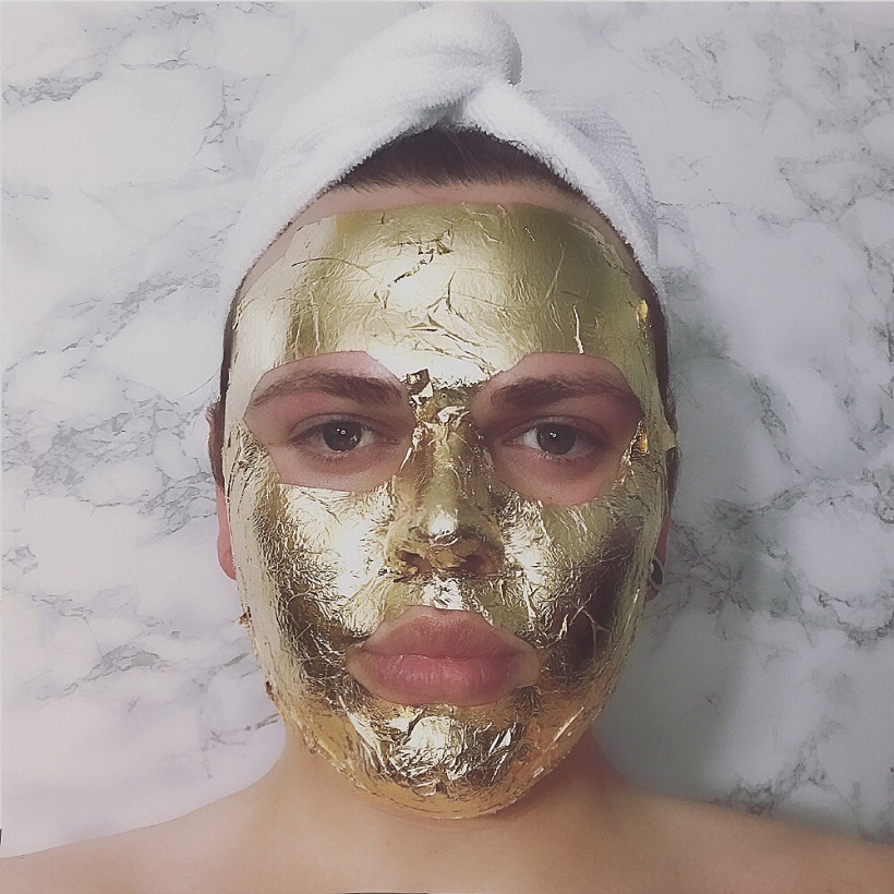 24 K Gold Facial DIY